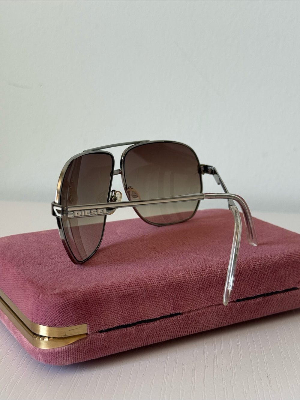 Diesel DS 0138 Men’s / Unisex Aviator Sunglasses – Brown Gradient